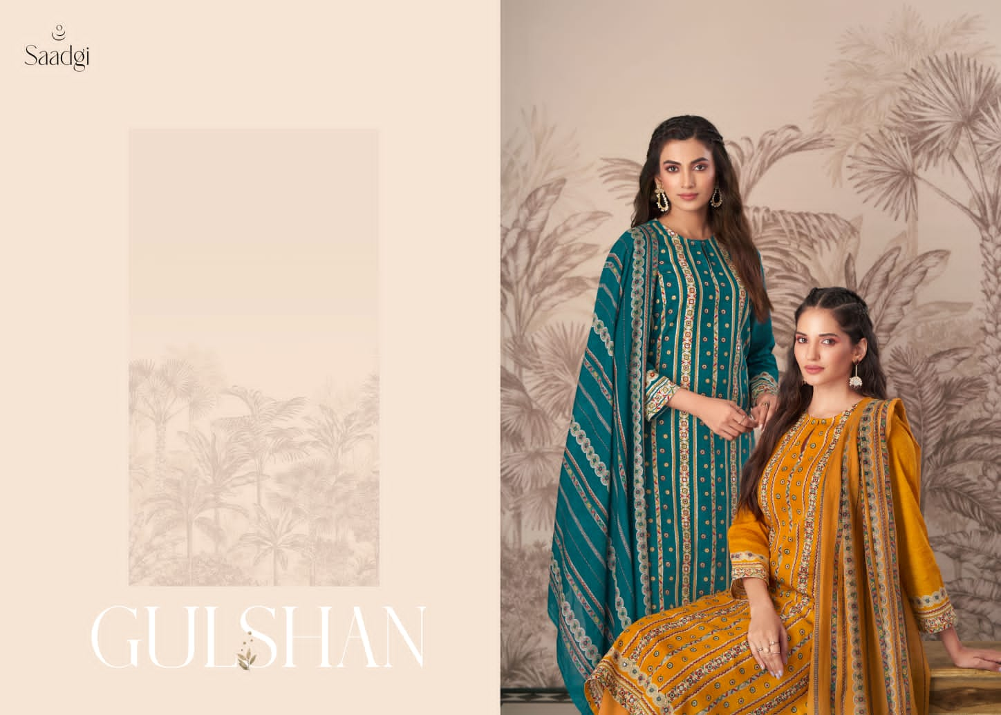 Gulshan By Saadgi Printed Cotton Dress Material Catalog